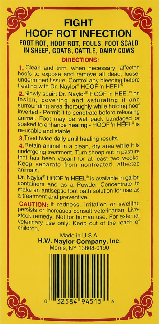 Dr. Naylor Hoof 'n Heel, 16 oz -   