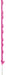 48" Step-In Poly Post, Box of 50 - Pink  