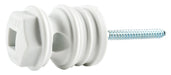 White Hex Head Insulator -   