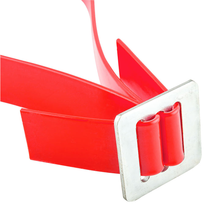 Red Numbered Mare ID Neck Strap - Red 5 