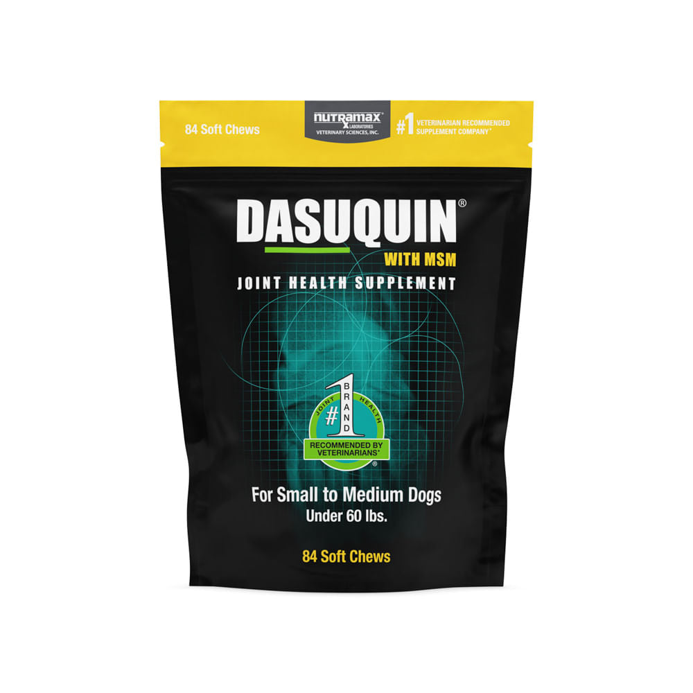 Nutramax Dasuquin Joint Health Supplement - Dasuquin® w/ MSM Soft Chews, Small/Med Dogs (84 count)  