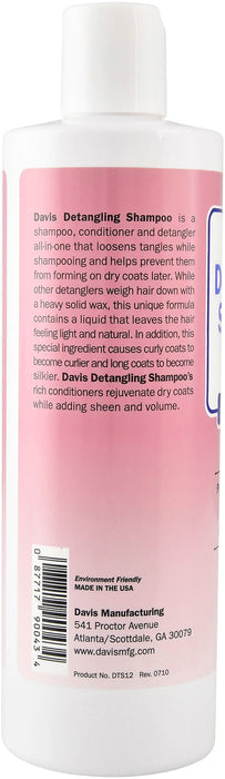 Davis Detangling Shampoo - Detangling Shampoo, 12 oz  