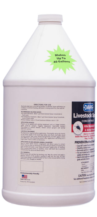 Davis Livestock Spray Concentrate, gallon -   