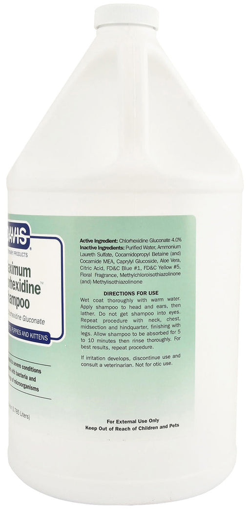 Davis Maximum Chlorhexidine (4%) Shampoo - Gallon Maximum (4%) Chlorhexidine Shampoo  