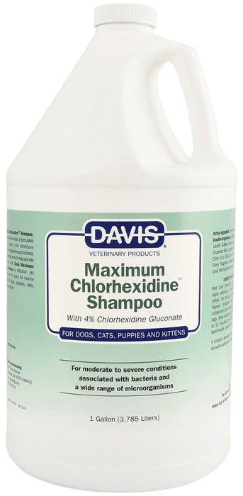 Davis Maximum Chlorhexidine (4%) Shampoo - Gallon Maximum (4%) Chlorhexidine Shampoo  