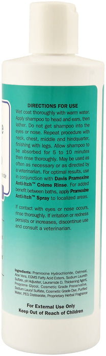 Davis Pramoxine Anti-Itch Shampoo - Pramoxine Anti-Itch Shampoo, 12 oz  