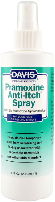 Davis Pramoxine Anti-Itch Spray, 8 oz -   