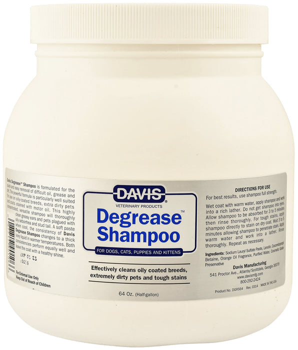 Davis Degrease Shampoo - Degrease Shampoo, 64oz  