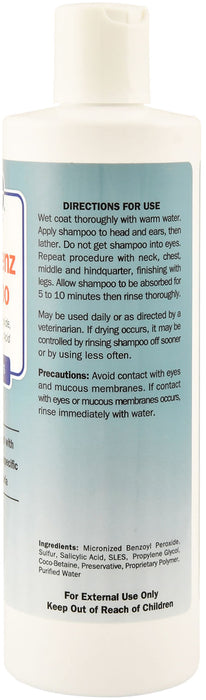 Davis Sulfur Benz (Benzoyl Peroxide) Shampoo - Sulfur Benz Shampoo, 12 oz  