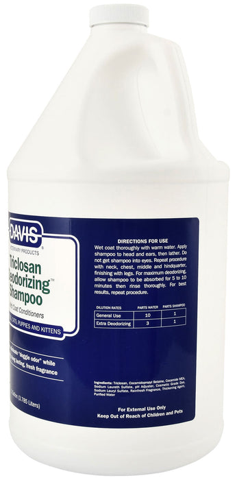 Davis Triclosan Deodorizing Shampoo - 1 Gallon Triclosan Deodorizing Shampoo  