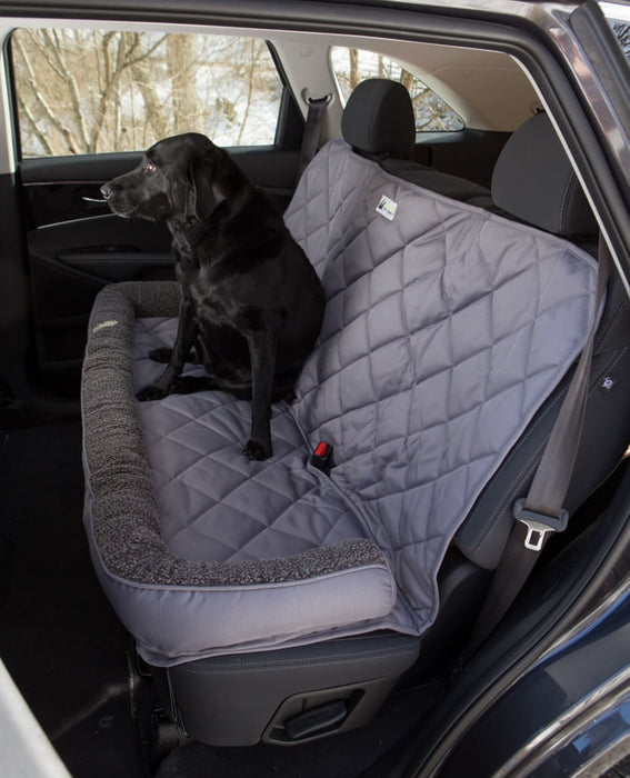 Back Seat Protector with Fleece Headrest for Dogs -   