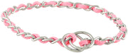 Comfort Chain Dog Collar, 14" (2 mm) - Pink  