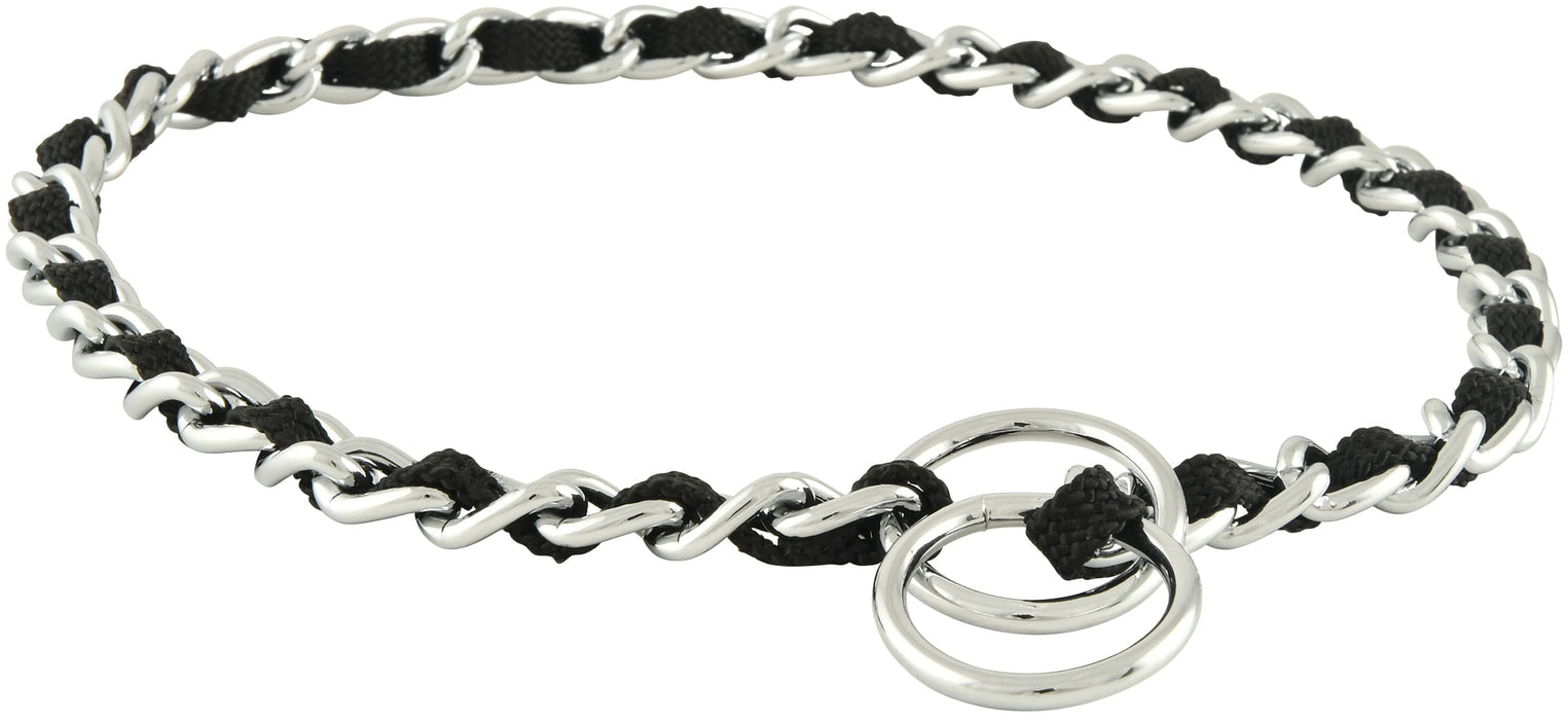 Comfort Chain Dog Collar, 14" (2 mm) - Black  