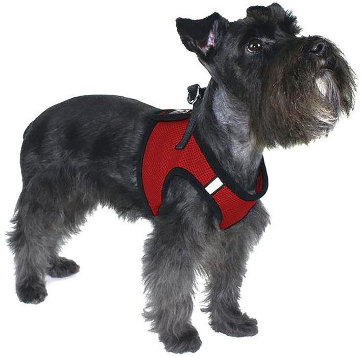 Boston Mesh Dog Harness, XXX-Large - Red  