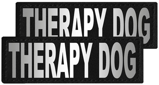 Reflective "Therapy Dog" Patches, Set of 2 - B  