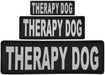 Reflective "Therapy Dog" Patches, Set of 2 - A  