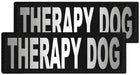 Reflective "Therapy Dog" Patches, Set of 2 - A  