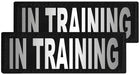 Reflective "In Training" Patches, Set of 2 - A  