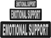 Reflective "Emotional Support" Patches, Set of 2 - A  