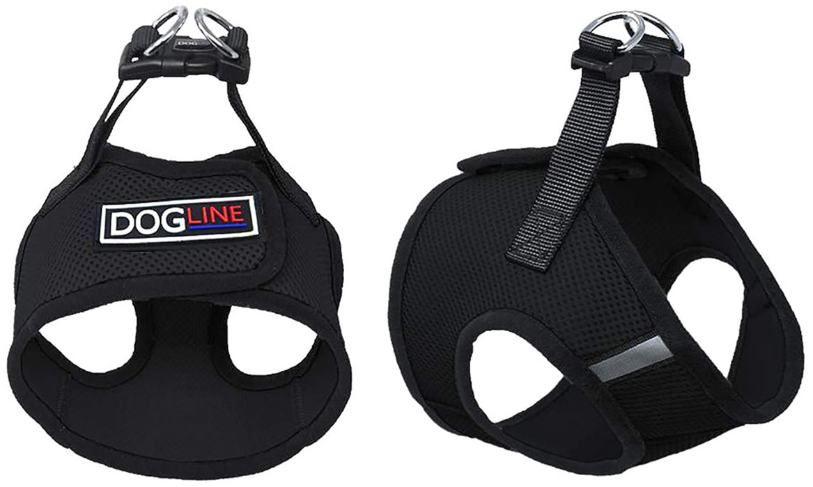 Boston Mesh Dog Harness, Small - Black  