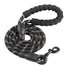 Doggy Tales Braided Rope Leash, 5 ft - Black  