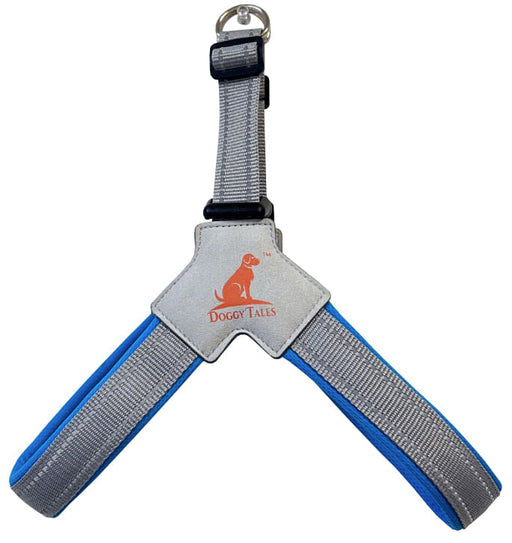 Doggy Tales Step In V Harness, Blue - Doggy Tales Step In V Harness, Blue, 2X  