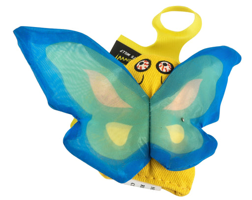 Yeowww! Crinkle Catnip Butterfly Toy - Yeowww! Blue Crinkle Catnip Butterfly  