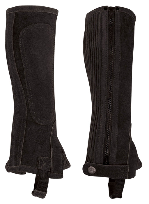 Perri's Zipper Half Chaps - Black XXLarge 