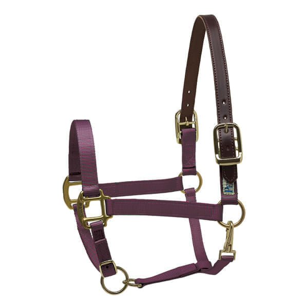 Perri's Nylon Breakaway Halter, Cob Size - Burgundy  