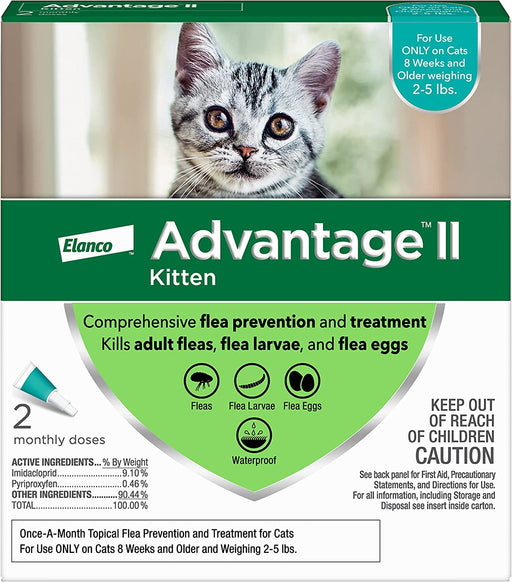 Advantage II for Kittens 2-5 lb -   