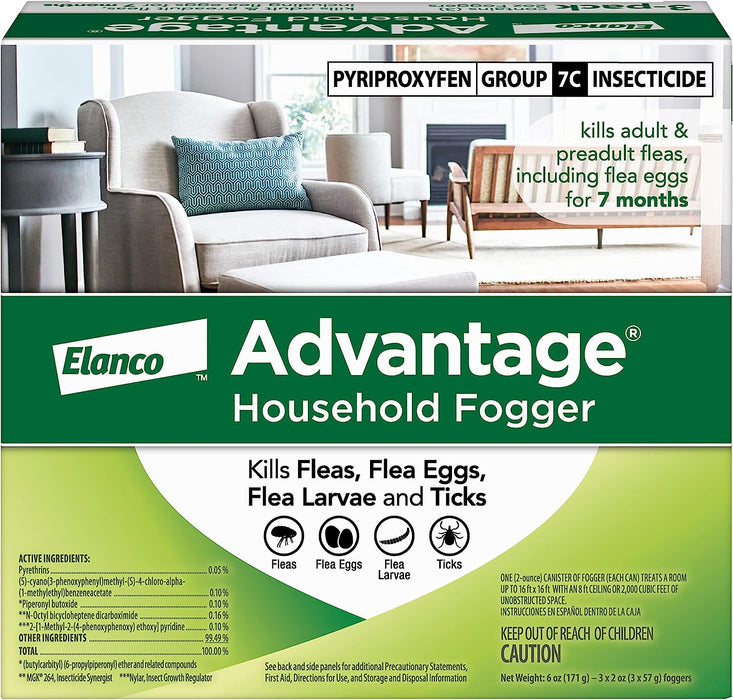 Advantage Household Fogger, 3 pack -   