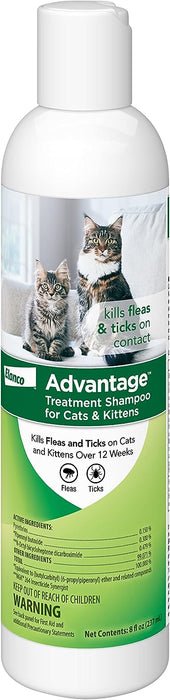 Advantage Treatment Shampoo for Cats & Kittens, 8 oz -   