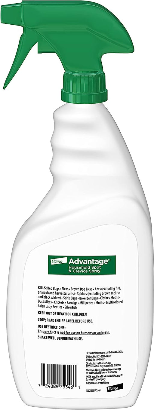 Advantage Household Spot & Crevice Spray, 24 oz -   