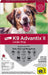 K9 Advantix II Flea and Tick Prevention for Dogs - Large Dogs (21-55 lbs) 6 pack (6 Month Supply) 