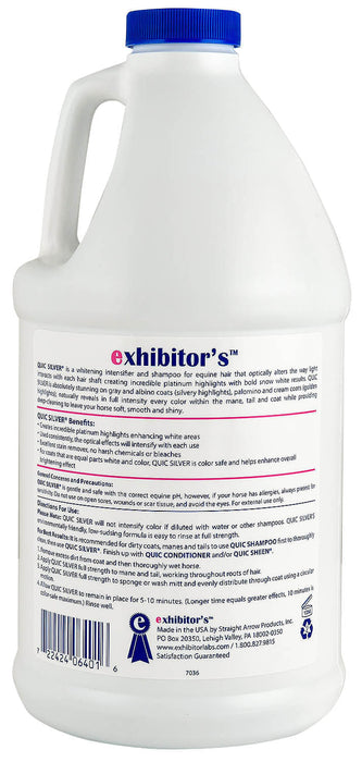 Exhibitor's Quic Silver Shampoo - Quic Silver Shampoo, 64 oz  