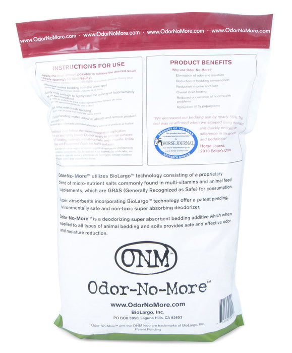 Odor-No-More Deodorizing Absorbent Bedding Additive, 5lb -   