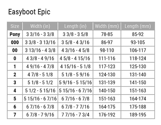 EasyBoot Epic - Size 4 EasyBoot Epic, each  