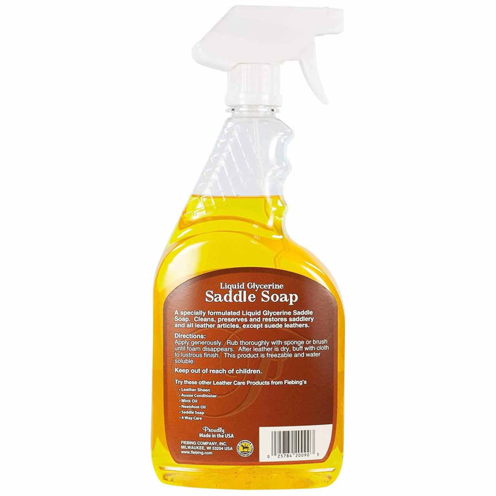 Fiebing's Liquid Glycerine Saddle Soap, 16 oz - Fiebing's Liquid Glycerine Saddle Soap, 32 oz  