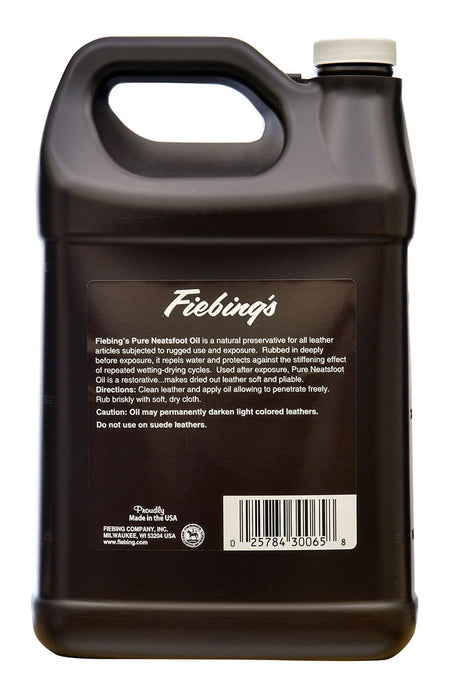 Fiebing's 100% Pure Neatsfoot Oil - Fiebing's 100% Pure Neatsfoot Oil, Gallon  