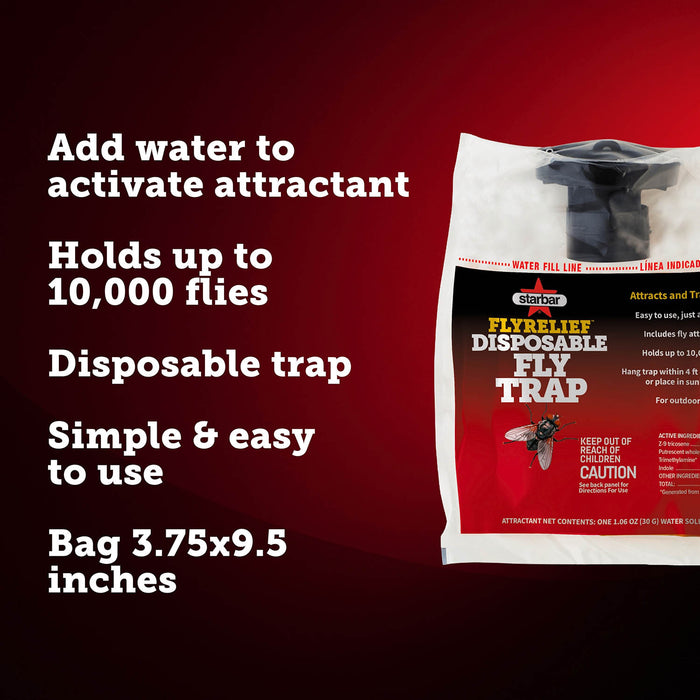 FlyRelief Disposable Fly Trap