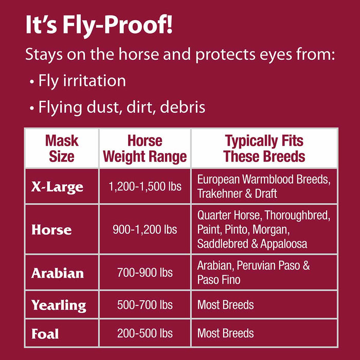 Farnam New SuperMask II without Ears - Horse  