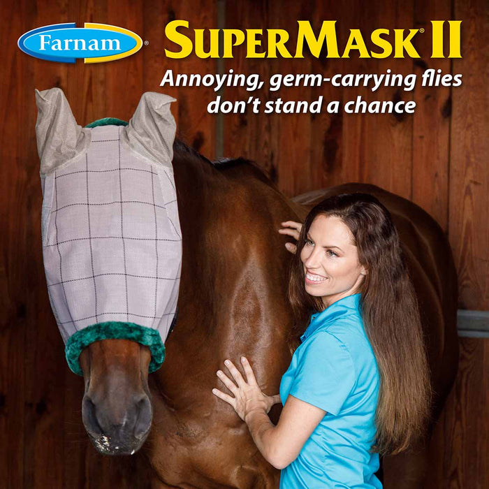 Farnam New SuperMask II with Ears - Horse  