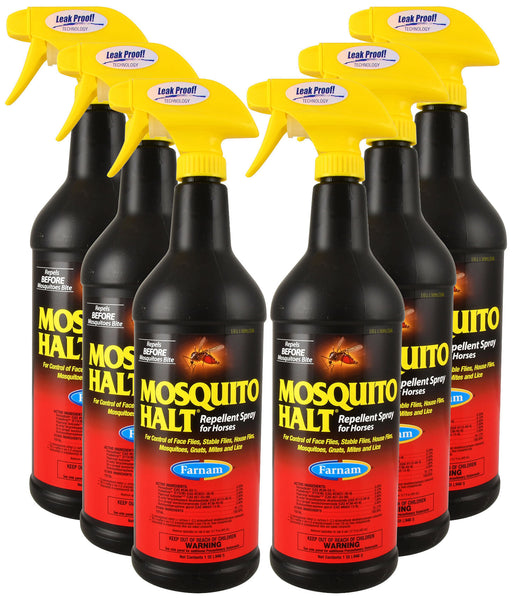 32 oz Mosquito Halt, 6 pack -   