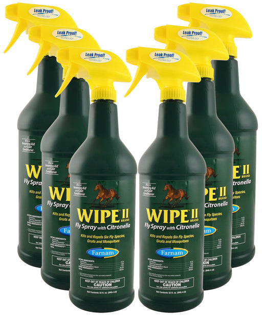 32 oz Wipe II Citronella RTU, 6 pack -   