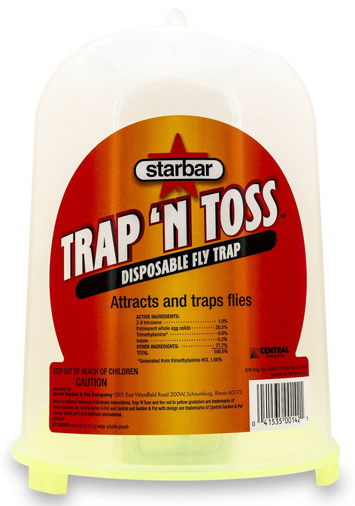 Trap 'n Toss Disposable Fly Trap -   