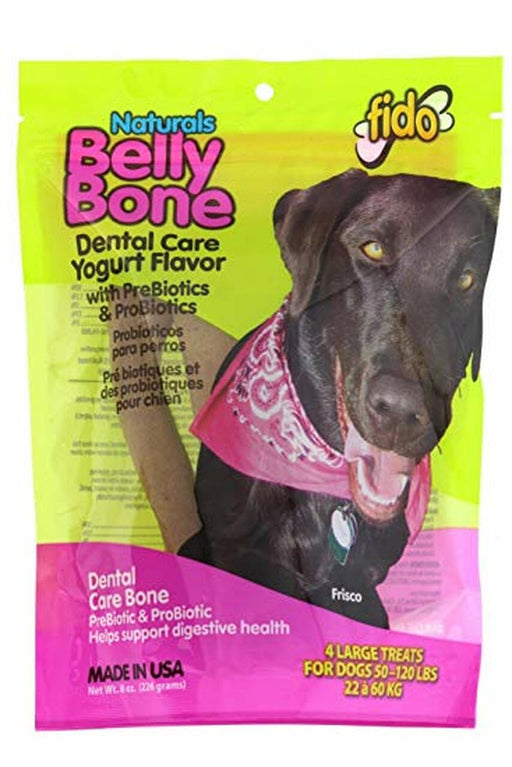 Fido Belly Bones Naturals Dental Care Treats - Fido Belly Bones Naturals Dental Care Treats, Lg/4 pk  