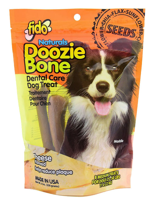 Fido Naturals Doozie Bone, Cheese - Fido Naturals Doozie Bone, Cheese, Med/8 ct  