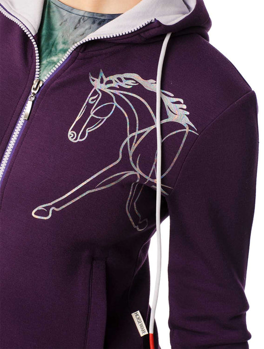 Horseware Ireland Flamboro Hoodie - Purple XXLarge 