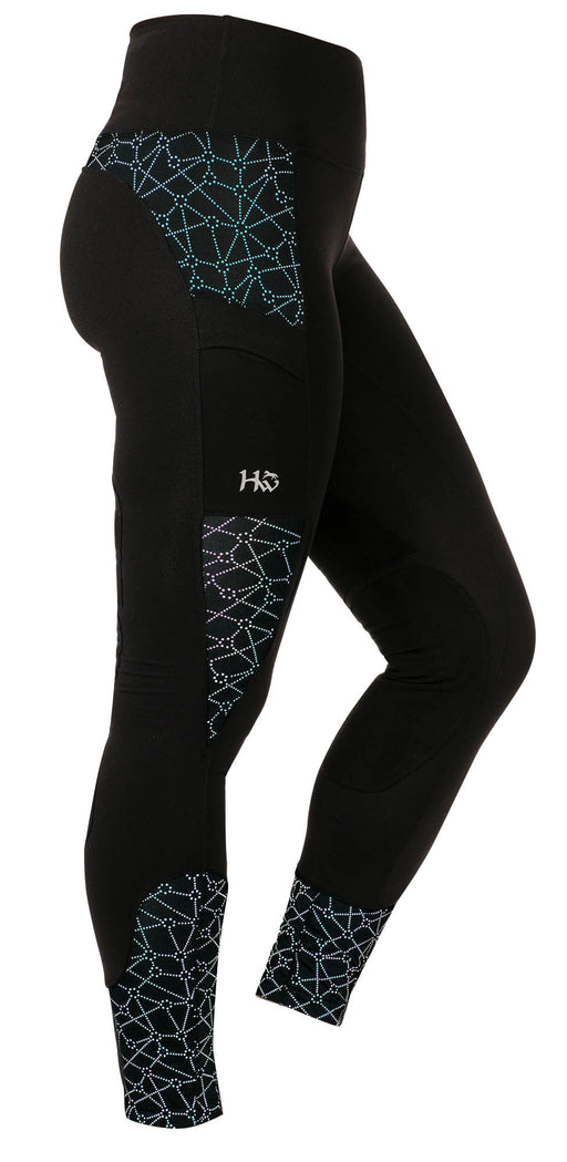 Reflective Breathable Riding Tights - XXLarge  