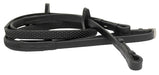 Rambo Micklem Competition Reins, Black - Black  